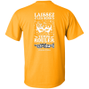 A yellow G500 5.3 oz. T-shirt with an image of a roller coaster and the words "Jazz - A Louisiana Kitchen". A New Orleans Bistro Restaurant near me