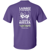 A G500 5.3 oz. purple t-shirt with the words 'New Orleans Temp Roller' on it. A New Orleans Bistro Restaurant near me