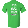 A green G500 5.3 oz. T-shirt with the words "Jazz - A Louisiana Kitchen" roller tee. A New Orleans Bistro Restaurant near me