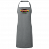 Jazz - A Louisiana Kitchen Gray apron featuring a colorful "Jazz: The Great Taste BBQ" logo on the chest area. Kansas City, Columbia
