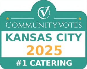 Jazz - A Louisiana Kitchen CommunityVotes Kansas City 2025 badge with text "#1 Catering" in large letters. Kansas City, Columbia, cajun food restaurant near me